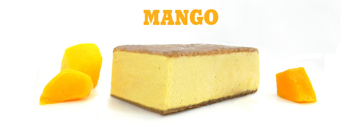 Mango Vegan Ice Cream, dairy free, gluten free, refined sugar free, without packaging